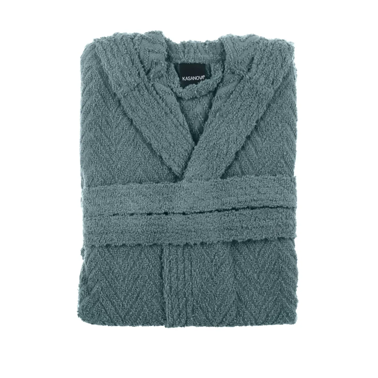 Accappatoio azzurro taglia S/M Chevron