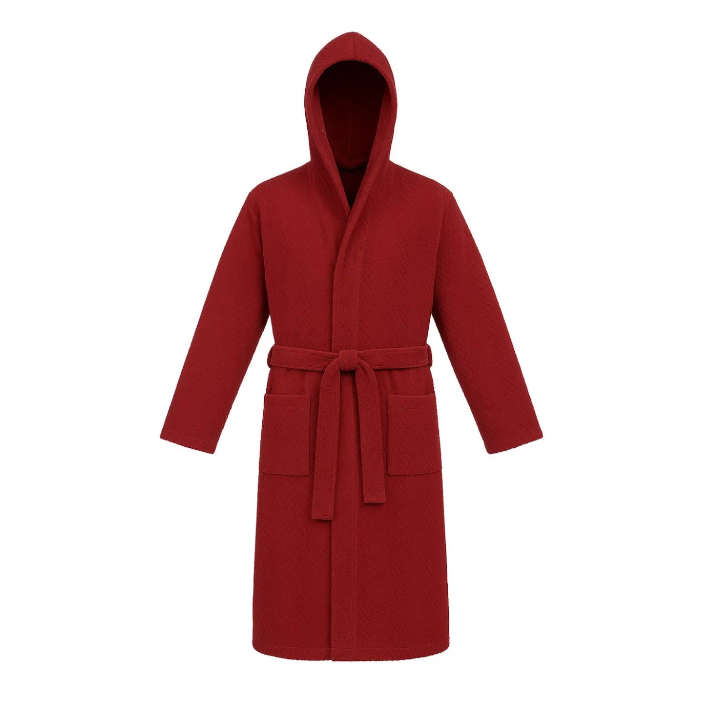 Accappatoio bordeaux taglia S/M Chevron