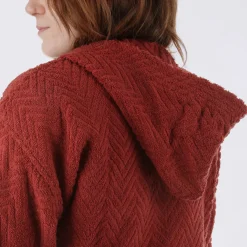 Accappatoio bordeaux taglia S/M Chevron