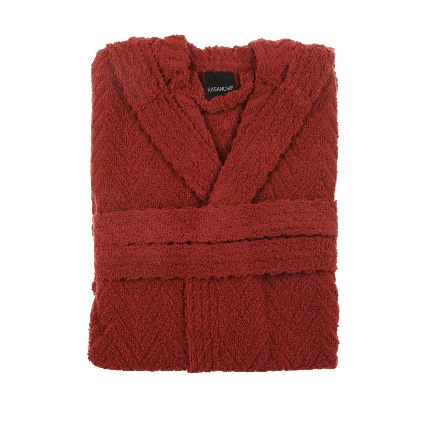 Accappatoio bordeaux taglia L/XL Chevron