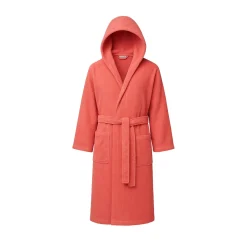 Accappatoio in microfibra corallo taglia 10/12 anni bambino