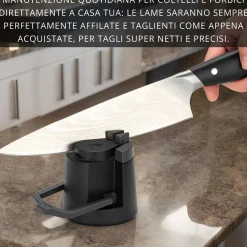 Affilacoltelli ricaricabile per coltelli e forbici