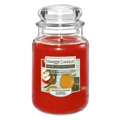 Apple Cinnamon Cider, candela in giara grande Yankee Candle