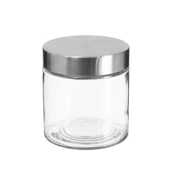 Barattolo 750 ml in vetro tappo in acciaio inox