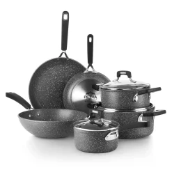 Batteria 9 pezzi perfetta per induzione New Petra Dark