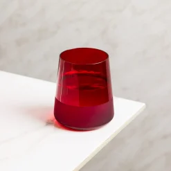 Bicchiere acqua 420 ml vetro rosso Blaze