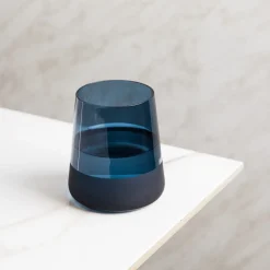 Bicchiere acqua 420 ml vetro blu sfumato Blaze