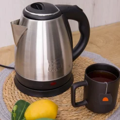 Bollitore elettrico 1,5 litri in acciaio inox