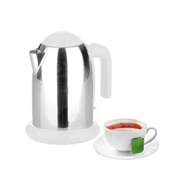 Bollitore K Line bianco da 2200W - in acciaio inox, design Luc