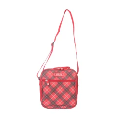 Borsa lunch box tartan con tracolla, da 5 litri