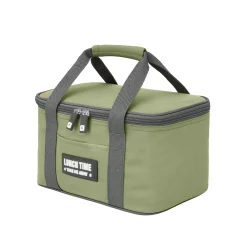 Borsa porta pranzo termica 4,8 L verde con manici