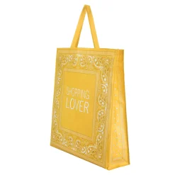 Borsa shopper 60x60 cm gialla Bandana in TNT