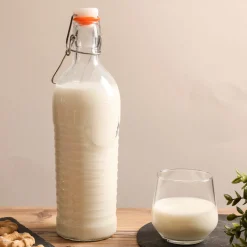 Bottiglia 1 litro in vetro con tappo ermetico