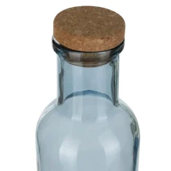 Bottiglia acqua azzurra 1 L tappo sughero Aqualuxe