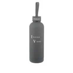 Bottiglia termica 500 ml antracite lettering