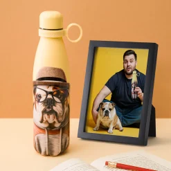 Bottiglia termica 500 ml Cane Bulldog inglese