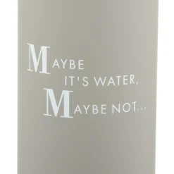 Bottiglia termica 500 ml grigia lettering