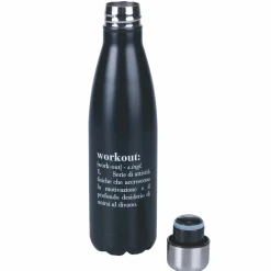 Bottiglia termica 500 ml scritta workout Victionary