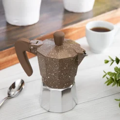 Caffettiera 2 tazze marrone 0 grassi