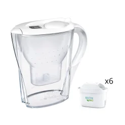 Caraffa filtrante 2,4 L Marella Brita con 6 filtri Maxtra Pro All in 1
