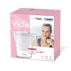 Caraffa filtrante Vida BWT con set 3 filtri