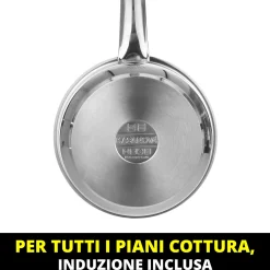 Casseruola 16 cm acciaio 18/10 1 manico Mito