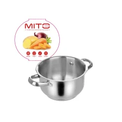 Casseruola 14 cm acciaio 18/10 Mito