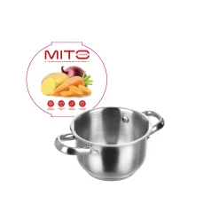 Casseruola 12 cm acciaio 18/10 Mito