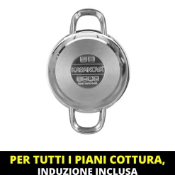 Casseruola 12 cm acciaio 18/10 Mito
