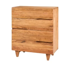 Cassettiera 4 cassetti 80x97x40 cm Maui