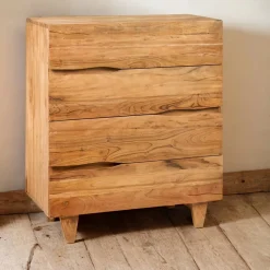 Cassettiera 4 cassetti 80x97x40 cm Maui