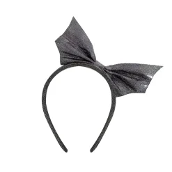 Cerchietto Halloween ali pipistrello nero