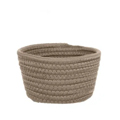 Cestino bagno portaoggetti 14 cm marrone