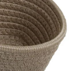 Cestino bagno portaoggetti 14 cm marrone