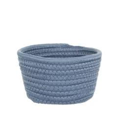 Cestino bagno portaoggetti 14 cm blu