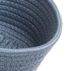 Cestino bagno portaoggetti 14 cm blu
