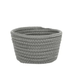 Cestino bagno portaoggetti 14 cm grigio