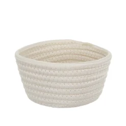 Cestino bagno portaoggetti 14 cm bianco