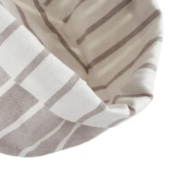 Cestino cucina 18 cm reversibile righe chiare e righe scure