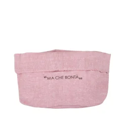 Cestino malva 27x17x10 cm con scritta