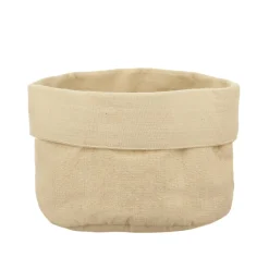 Cesto pane natalizio beige Shiny in cotone