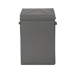 Cesto portabiancheria grigio 36x36x55 cm