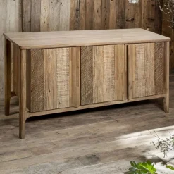 Comodino 3 ante in legno 160x80,50x46 cm