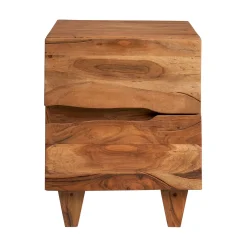 Comodino 2 cassetti Maui 45x55x40 cm