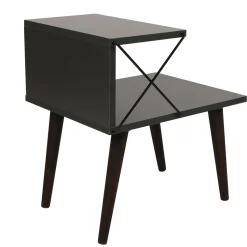 Comodino 50x45x55 cm antracite Cross