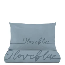 Completo letto 1 piazza e mezza I love blue Quotes
