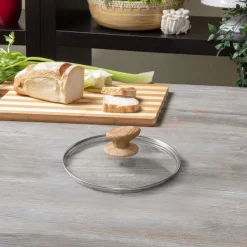 Coperchio 20 cm in vetro Black Stone