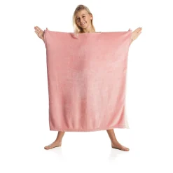 Coperta indossabile per bambini double face rosa