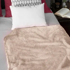 Coperta matrimoniale 200x240 cm panna Flannel