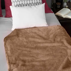 Coperta matrimoniale 200x240 cm biscotto Flannel